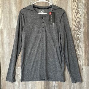 Under Armour mens long sleeve Henley, S